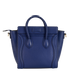 Nano Luggage Tote, &pound;650, Handbags, Blue, Leather, Back view